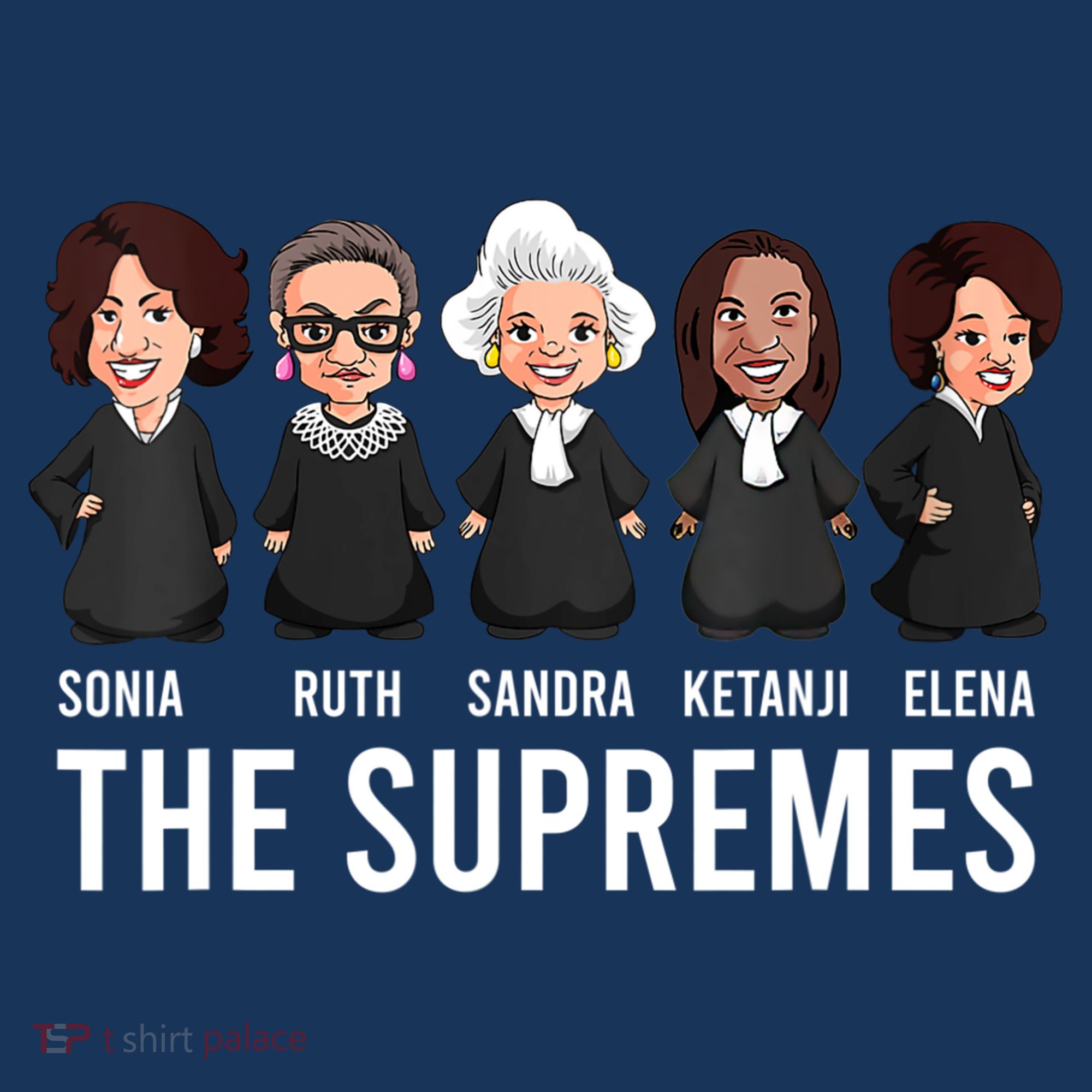 THE SUPREMES Ketanji Brown Jackson RBG Sotomayor Cute Women's Tank Top