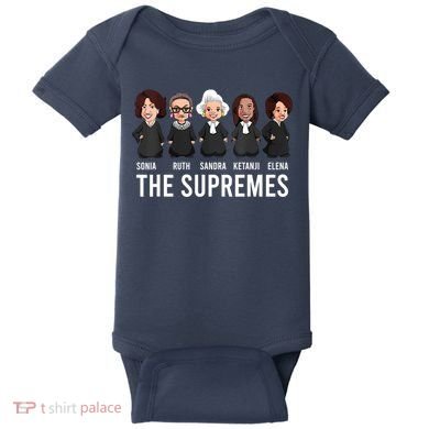 THE SUPREMES Ketanji Brown Jackson RBG Sotomayor Cute Baby Bodysuit
