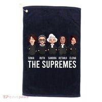 THE SUPREMES Ketanji Brown Jackson RBG Sotomayor Cute Golf Towel thumb 0