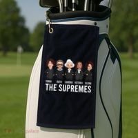 THE SUPREMES Ketanji Brown Jackson RBG Sotomayor Cute Golf Towel thumb 2