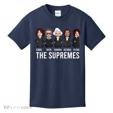 THE SUPREMES Ketanji Brown Jackson RBG Sotomayor Cute Kids T-Shirt