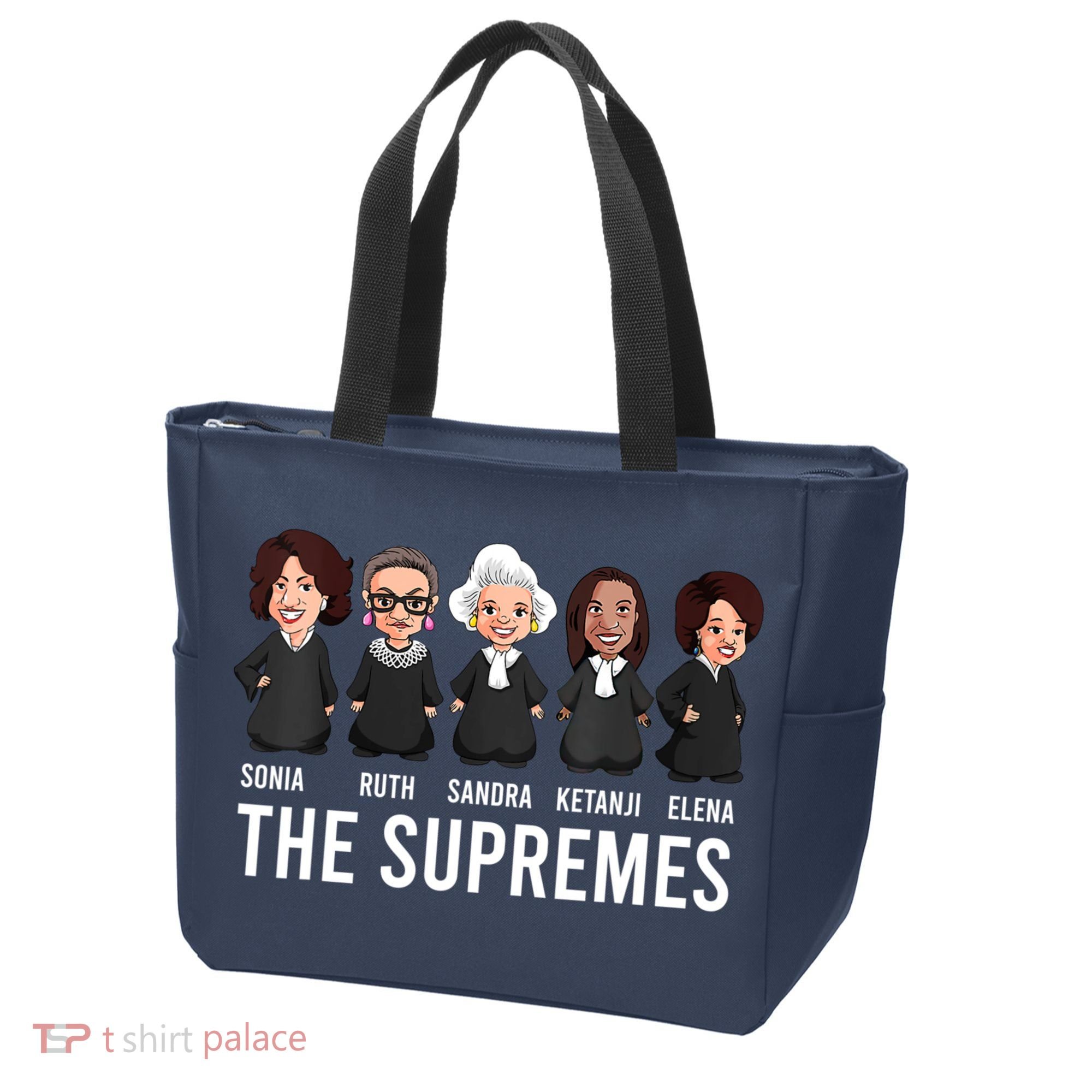 THE SUPREMES Ketanji Brown Jackson RBG Sotomayor Cute Tote Bag
