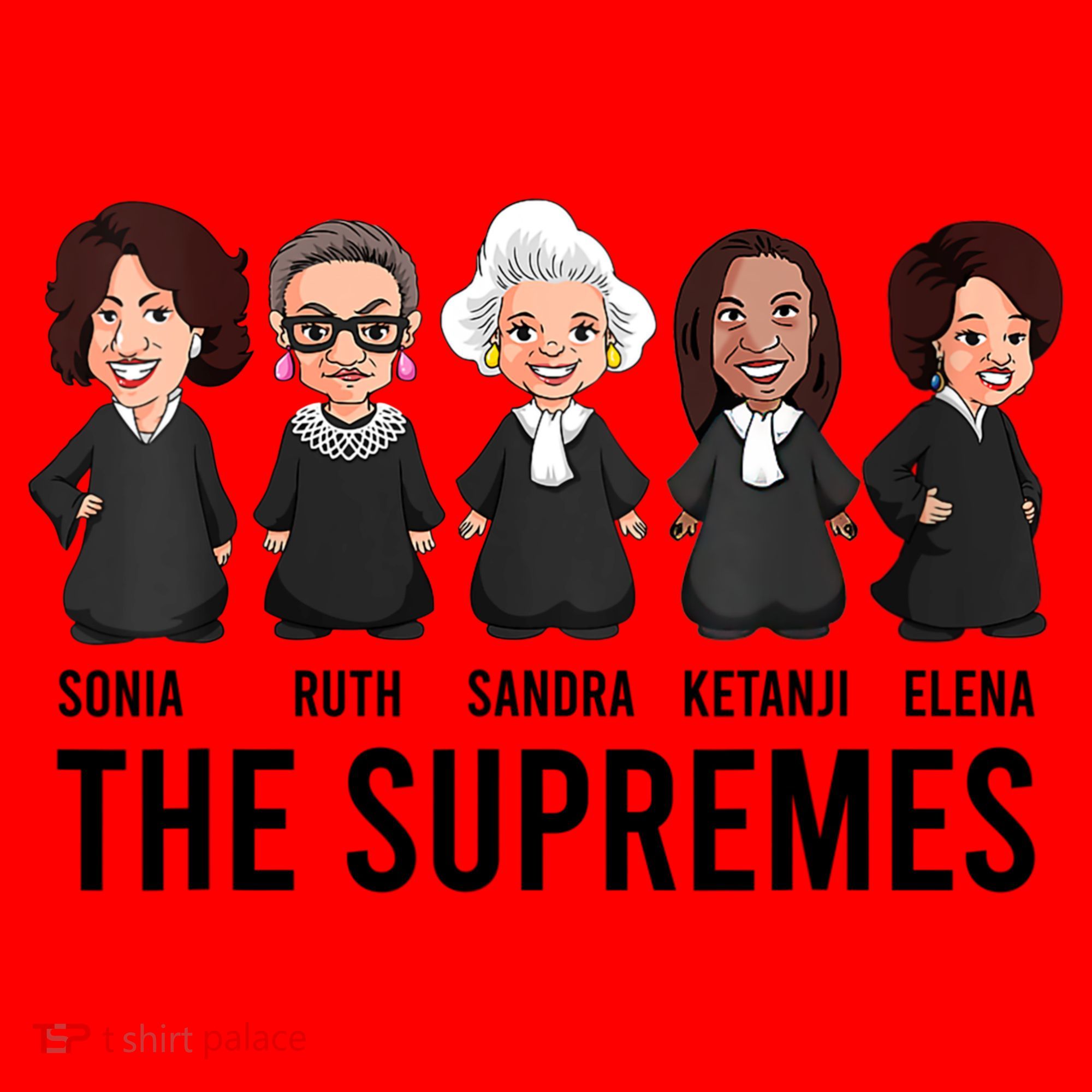 THE SUPREMES Ketanji Brown Jackson RBG Sotomayor Cute Santa Hat