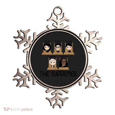 THE SUPREMES Ketanji Brown Jackson RBG Sotomayor Cute Ornament