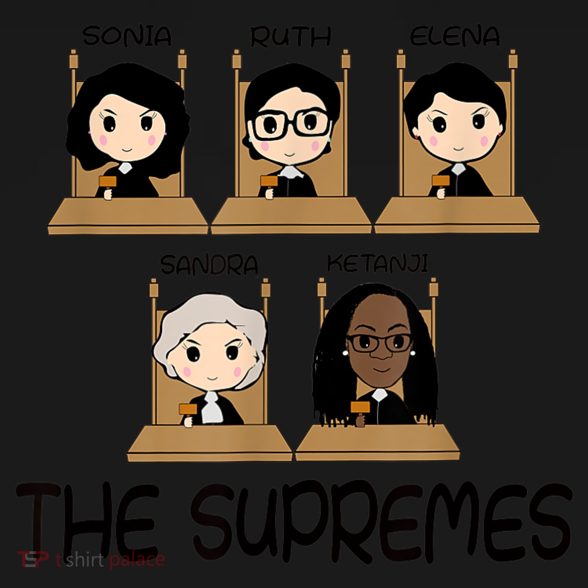 THE SUPREMES Ketanji Brown Jackson RBG Sotomayor Cute Women's Tank Top