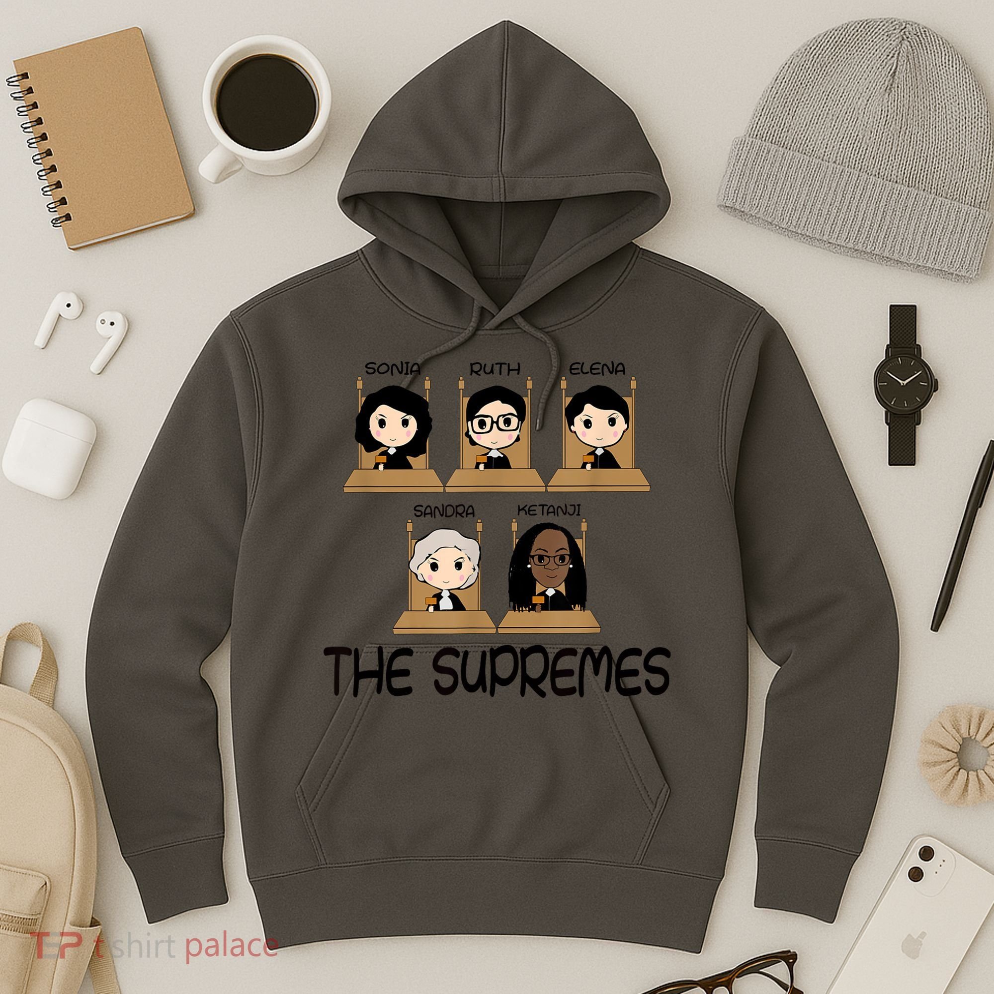 THE SUPREMES Ketanji Brown Jackson RBG Sotomayor Cute Hoodie