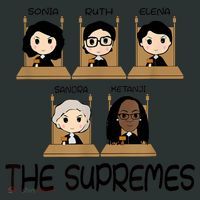 THE SUPREMES Ketanji Brown Jackson RBG Sotomayor Cute Mousepad thumb 1