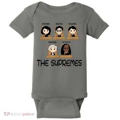 THE SUPREMES Ketanji Brown Jackson RBG Sotomayor Cute Baby Bodysuit