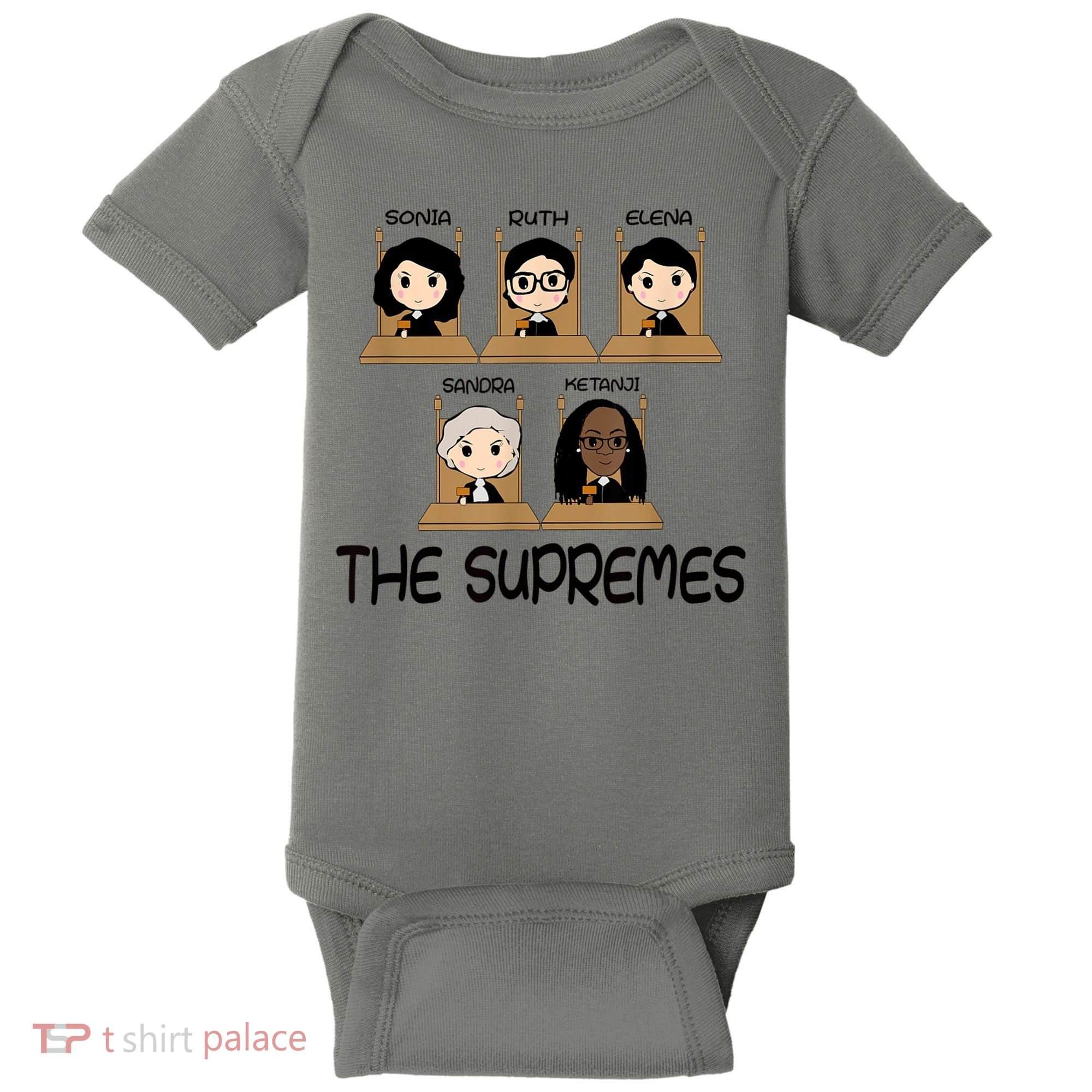 THE SUPREMES Ketanji Brown Jackson RBG Sotomayor Cute Baby Bodysuit