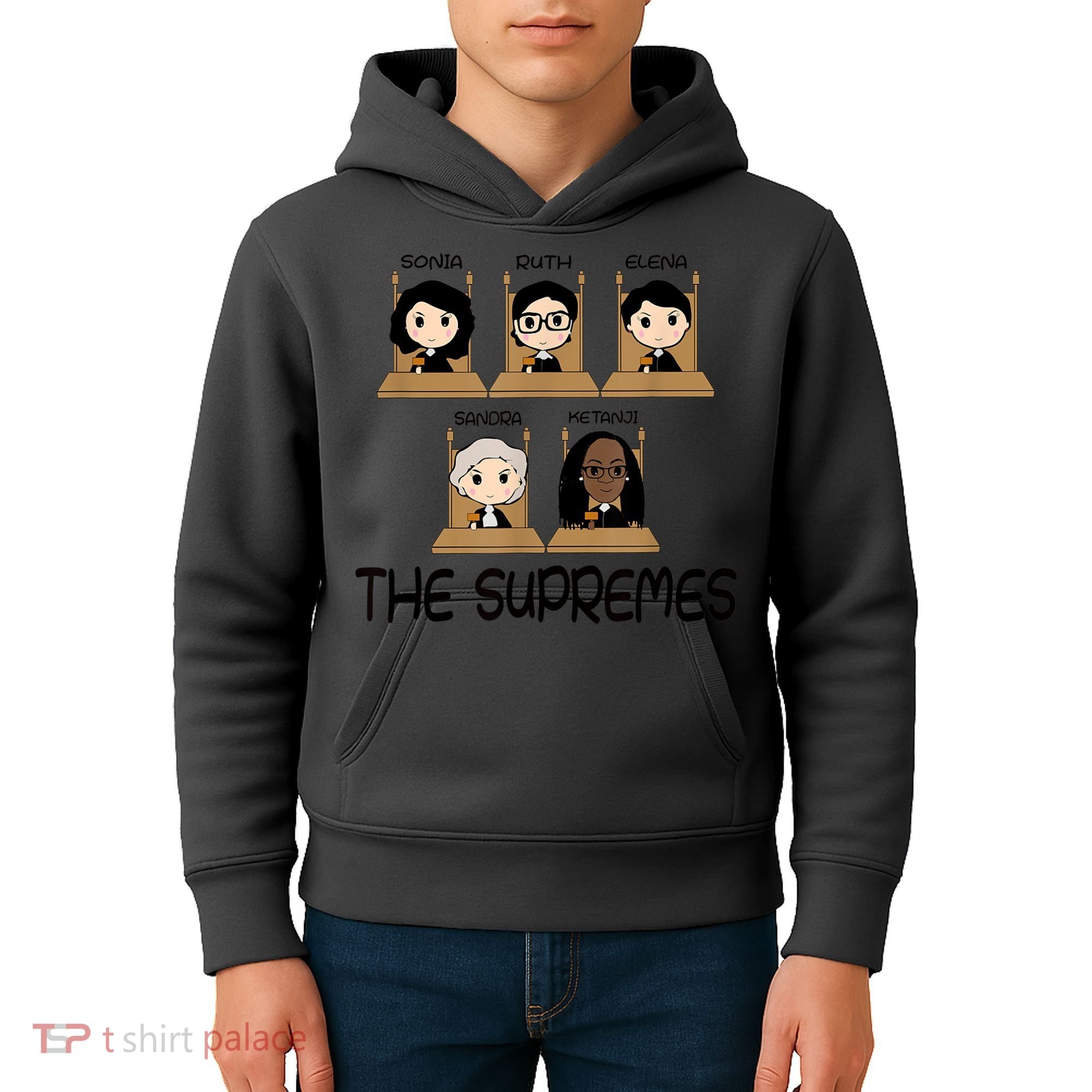 THE SUPREMES Ketanji Brown Jackson RBG Sotomayor Cute Kids Hoodie