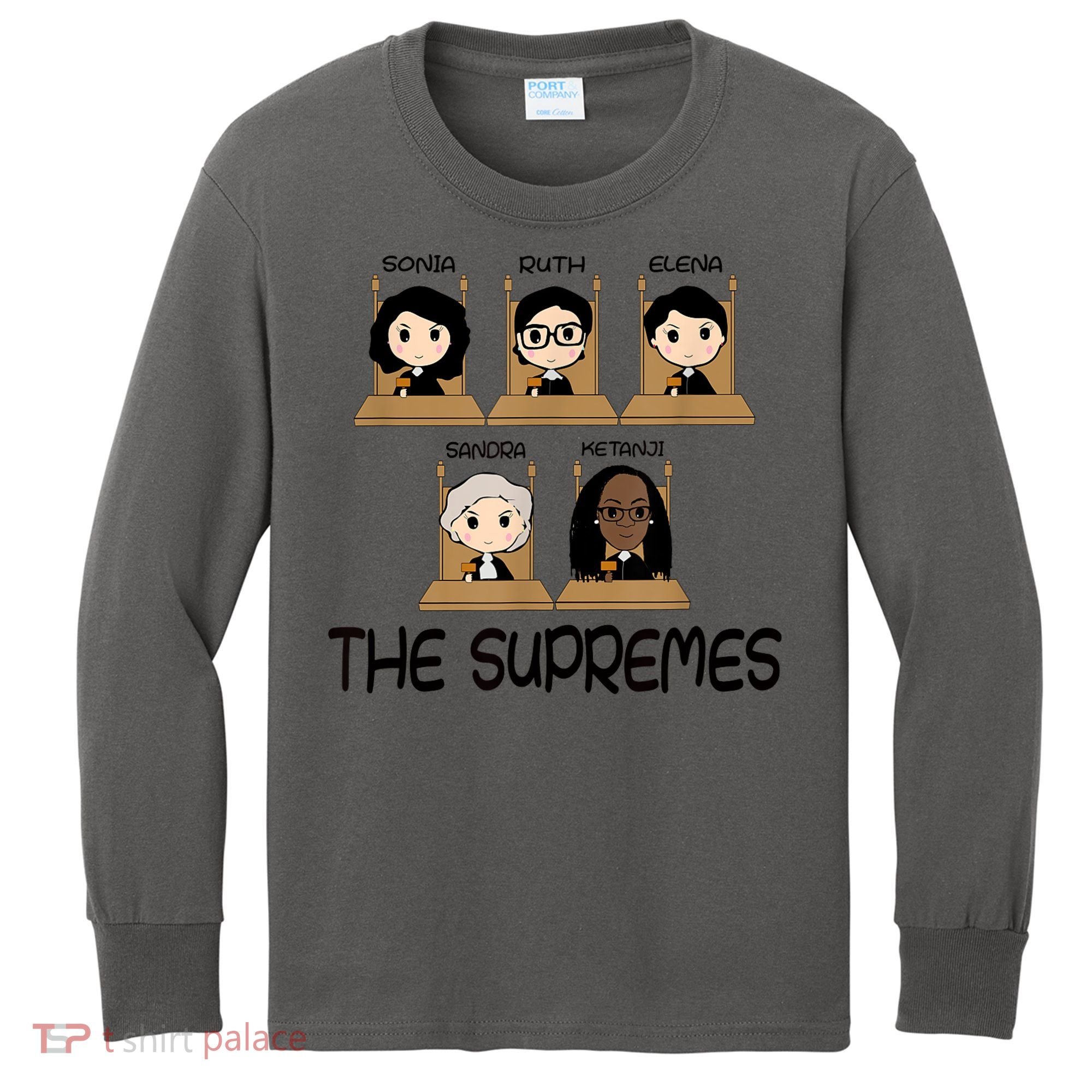 THE SUPREMES Ketanji Brown Jackson RBG Sotomayor Cute Kids Long Sleeve Shirt
