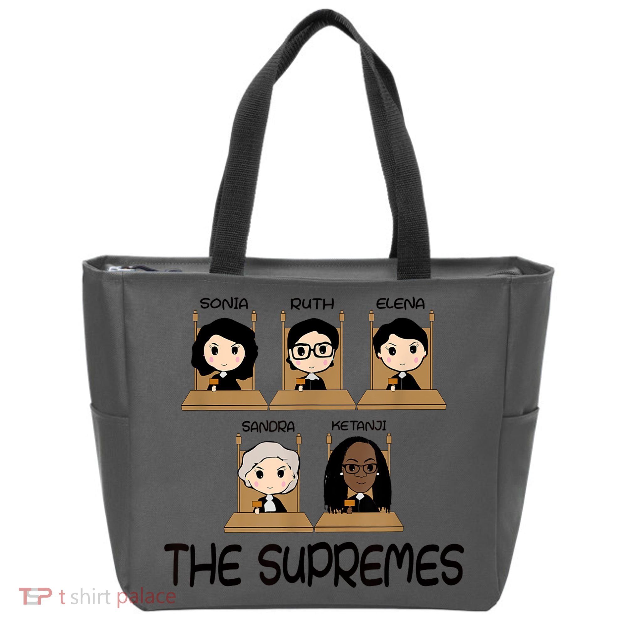 THE SUPREMES Ketanji Brown Jackson RBG Sotomayor Cute Tote Bag