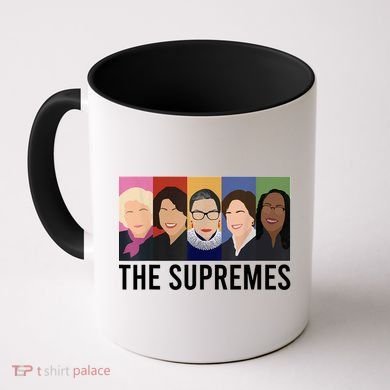 THE SUPREMES Ketanji Brown Jackson RBG Sotomayor Cute Coffee Mug