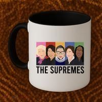 THE SUPREMES Ketanji Brown Jackson RBG Sotomayor Cute Coffee Mug thumb 2