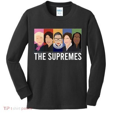 THE SUPREMES Ketanji Brown Jackson RBG Sotomayor Cute Kids Long Sleeve Shirt