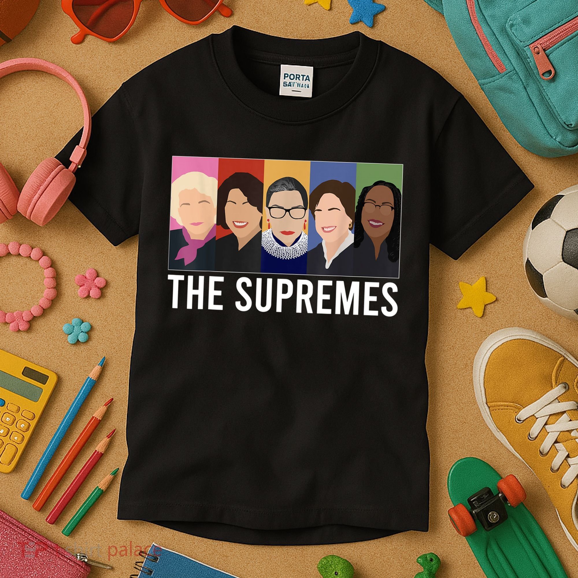 THE SUPREMES Ketanji Brown Jackson RBG Sotomayor Cute Kids T-Shirt