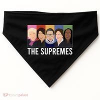 THE SUPREMES Ketanji Brown Jackson RBG Sotomayor Cute USA-Made Doggie Bandana thumb 0