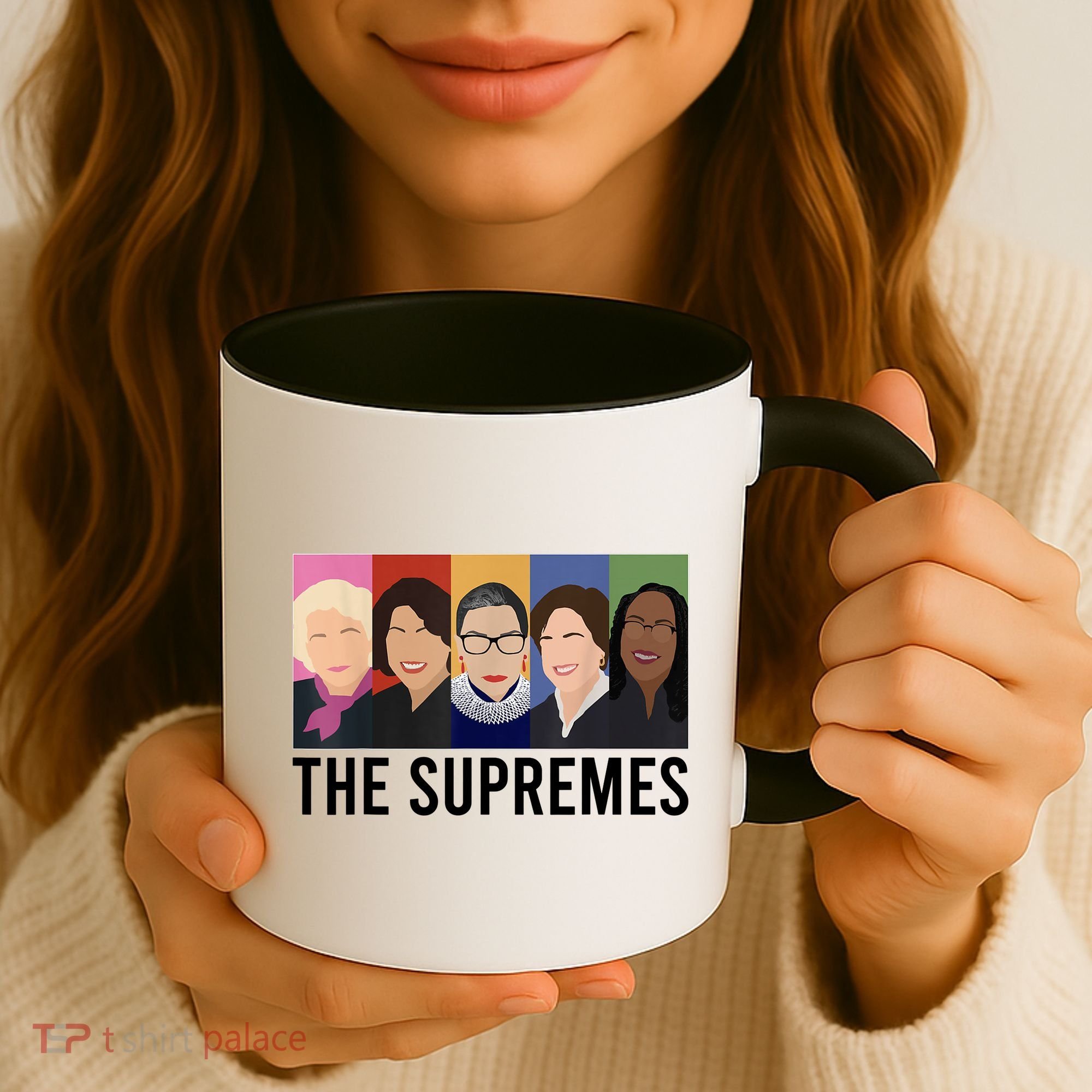 THE SUPREMES Ketanji Brown Jackson RBG Sotomayor Cute Coffee Mug