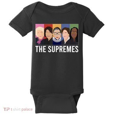 THE SUPREMES Ketanji Brown Jackson RBG Sotomayor Cute Baby Bodysuit
