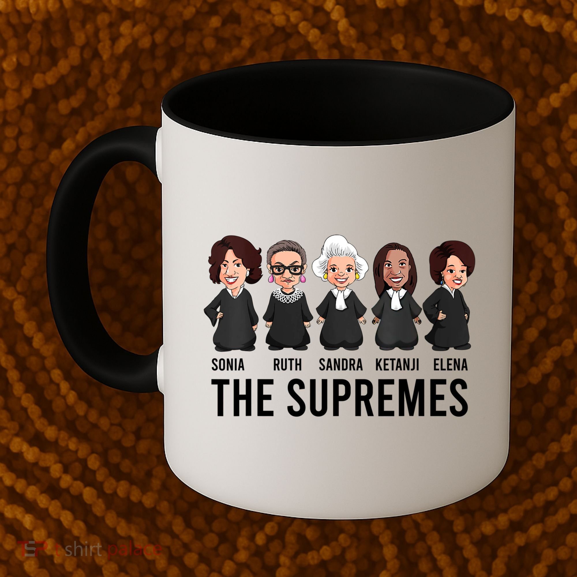 THE SUPREMES Ketanji Brown Jackson RBG Sotomayor Cute Coffee Mug