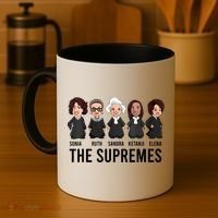 THE SUPREMES Ketanji Brown Jackson RBG Sotomayor Cute Coffee Mug thumb 4