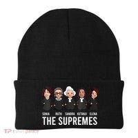 THE SUPREMES Ketanji Brown Jackson RBG Sotomayor Cute Beanie thumb 0