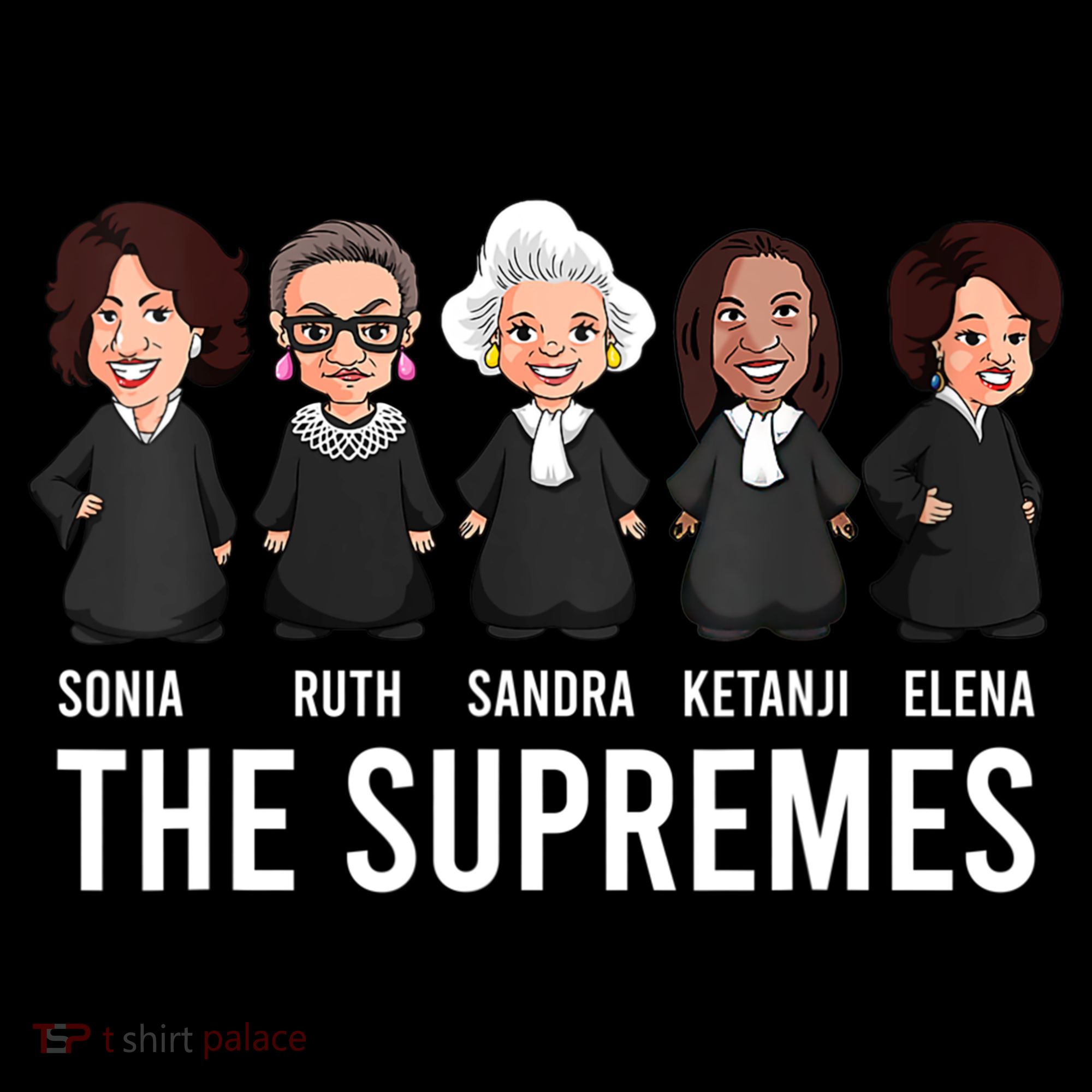 THE SUPREMES Ketanji Brown Jackson RBG Sotomayor Cute Women's Hoodie
