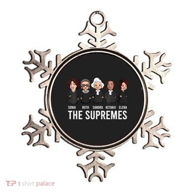 THE SUPREMES Ketanji Brown Jackson RBG Sotomayor Cute Ornament