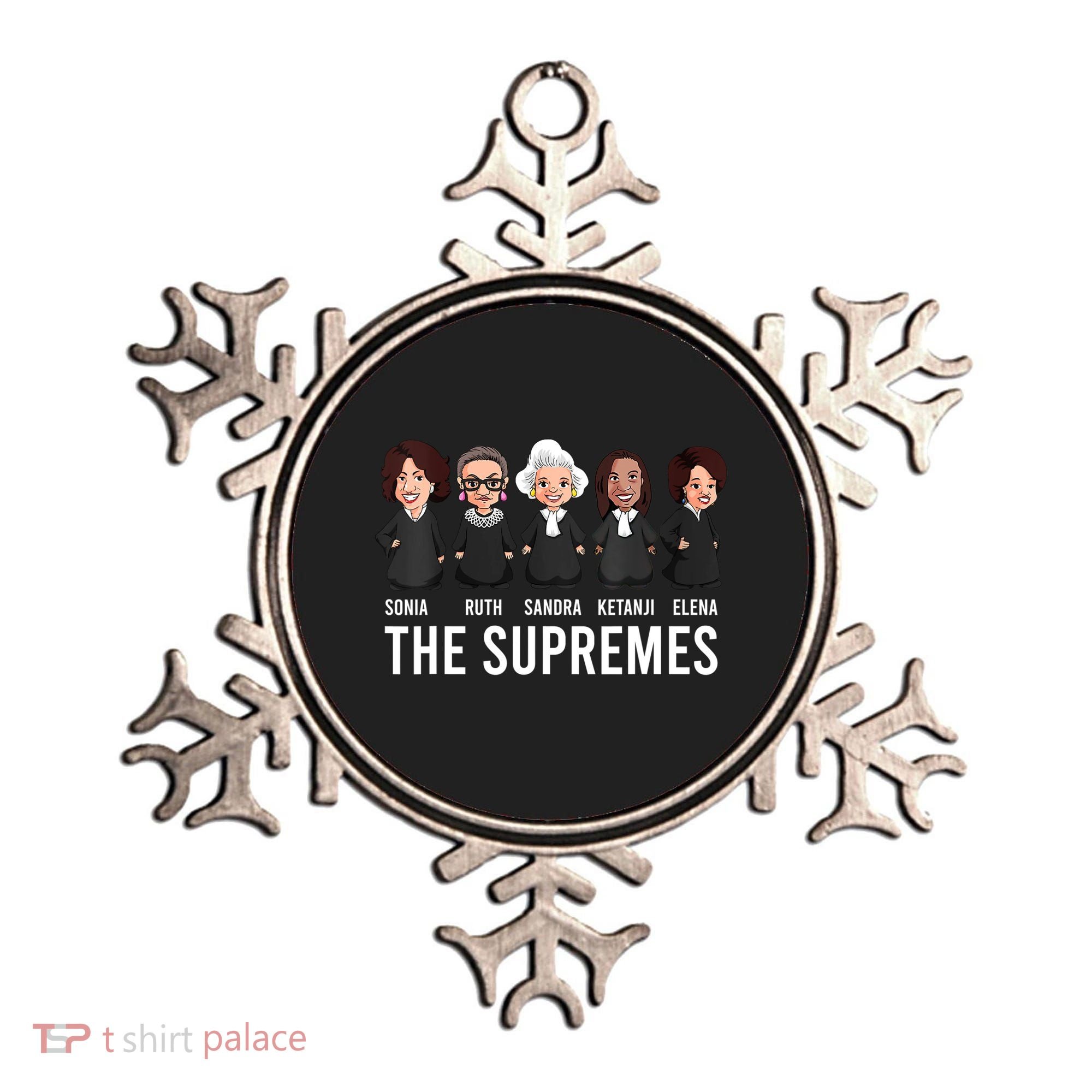 THE SUPREMES Ketanji Brown Jackson RBG Sotomayor Cute Ornament