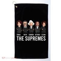THE SUPREMES Ketanji Brown Jackson RBG Sotomayor Cute Golf Towel thumb 0