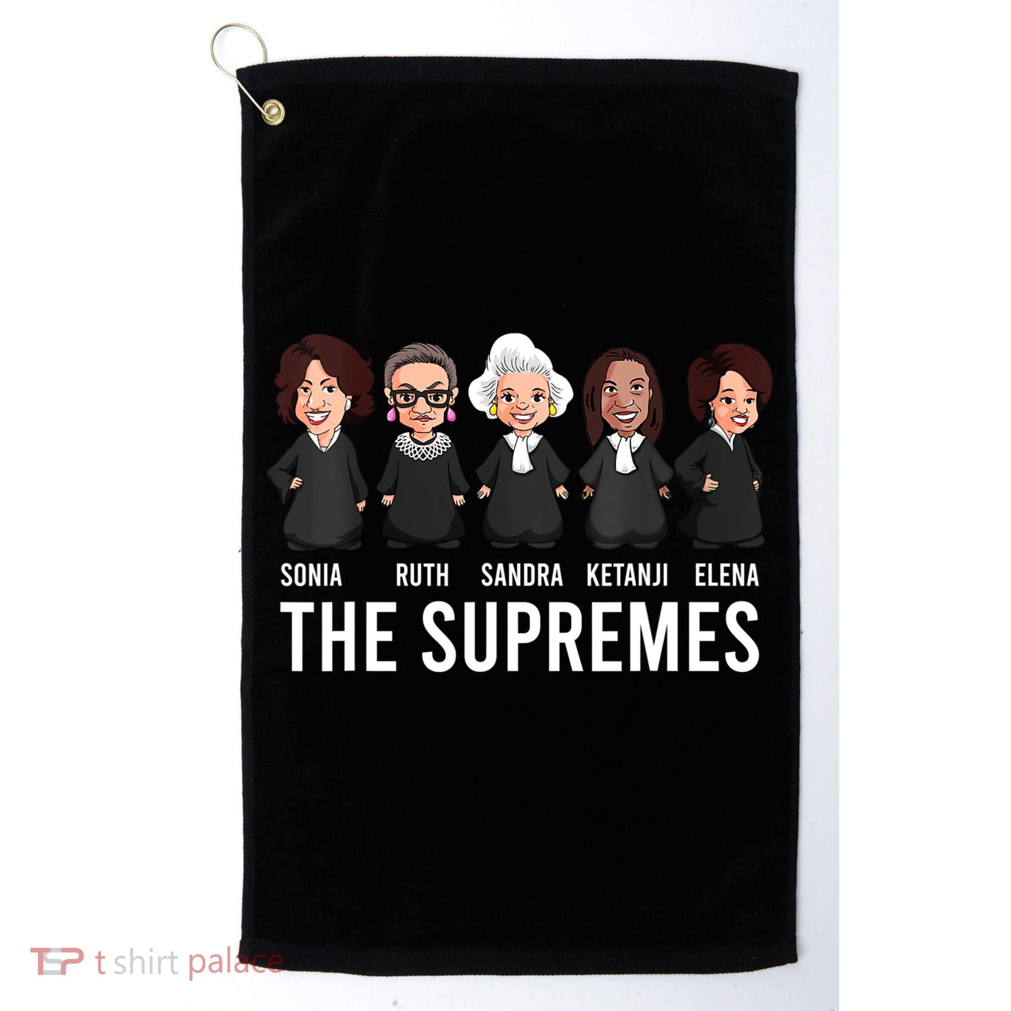THE SUPREMES Ketanji Brown Jackson RBG Sotomayor Cute Golf Towel