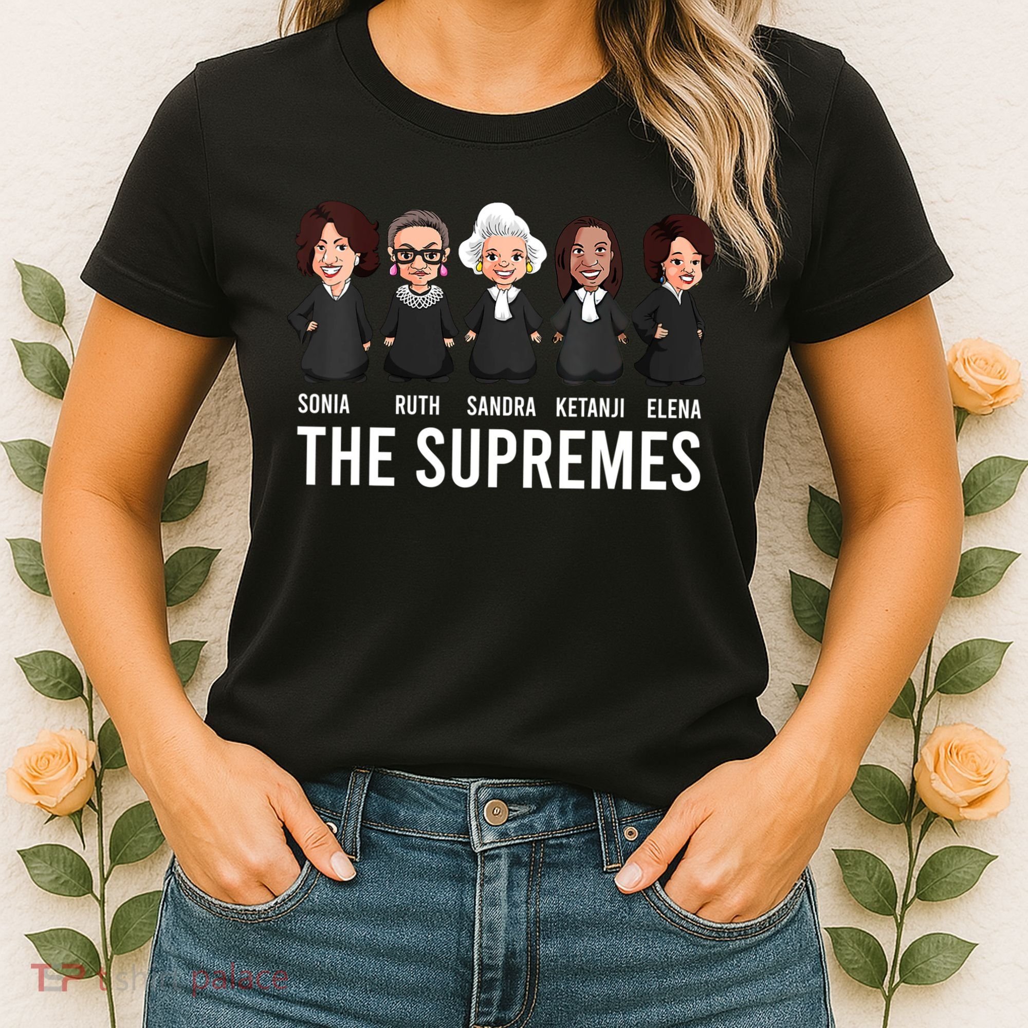 THE SUPREMES Ketanji Brown Jackson RBG Sotomayor Cute Women's T-Shirt