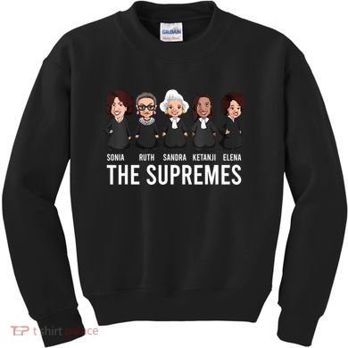 THE SUPREMES Ketanji Brown Jackson RBG Sotomayor Cute Kids Sweatshirt