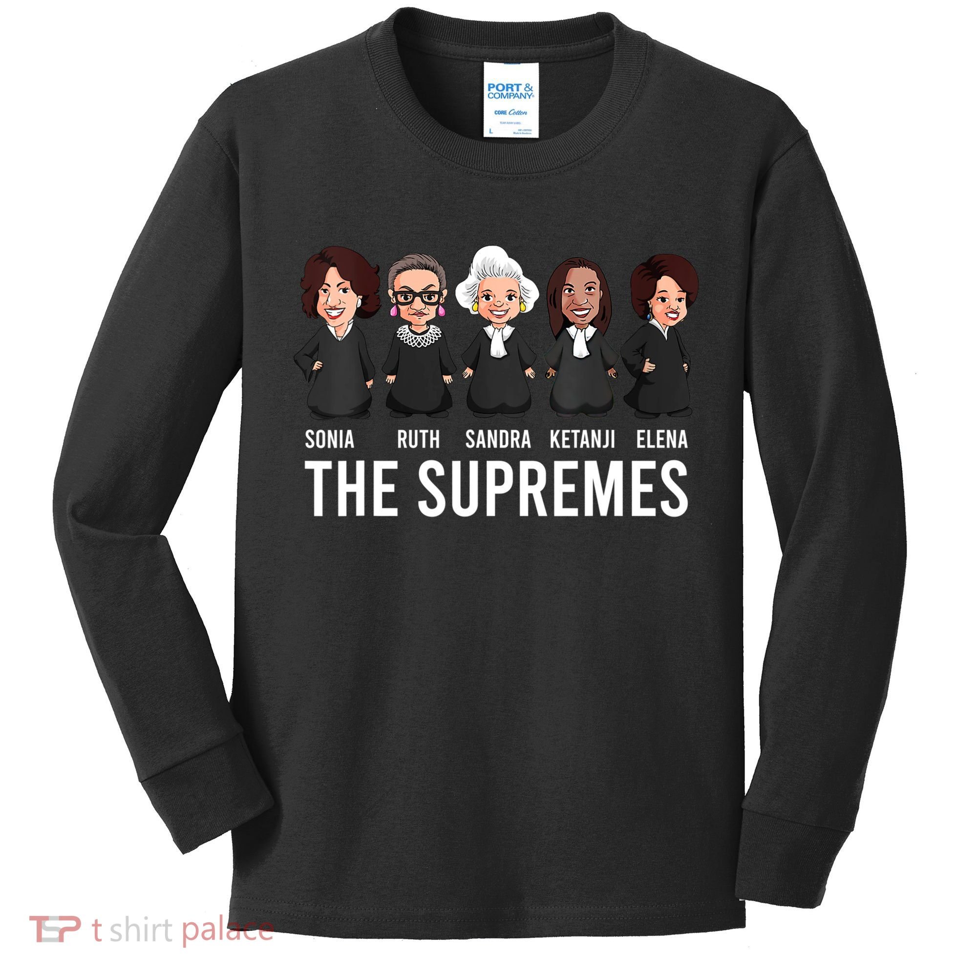 THE SUPREMES Ketanji Brown Jackson RBG Sotomayor Cute Kids Long Sleeve Shirt
