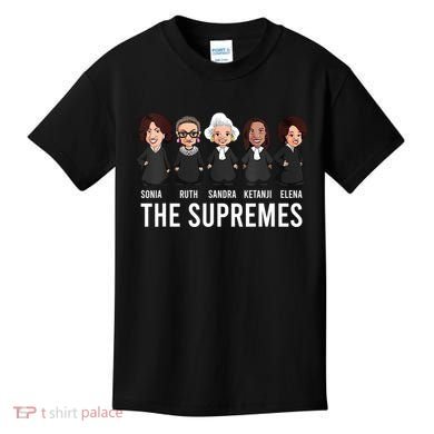 THE SUPREMES Ketanji Brown Jackson RBG Sotomayor Cute Kids T-Shirt