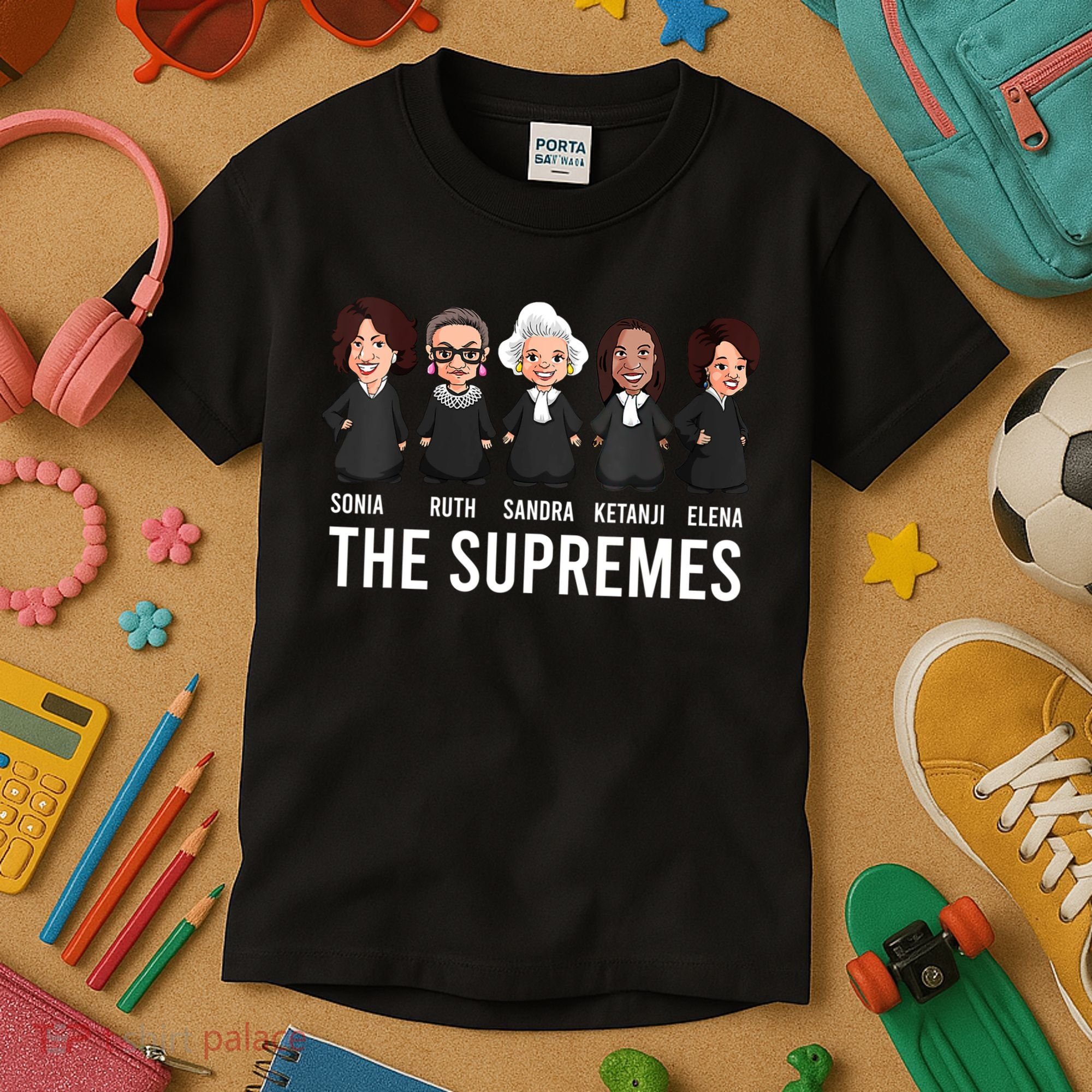 THE SUPREMES Ketanji Brown Jackson RBG Sotomayor Cute Kids T-Shirt