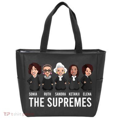 THE SUPREMES Ketanji Brown Jackson RBG Sotomayor Cute Tote Bag