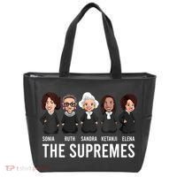 THE SUPREMES Ketanji Brown Jackson RBG Sotomayor Cute Tote Bag thumb 0