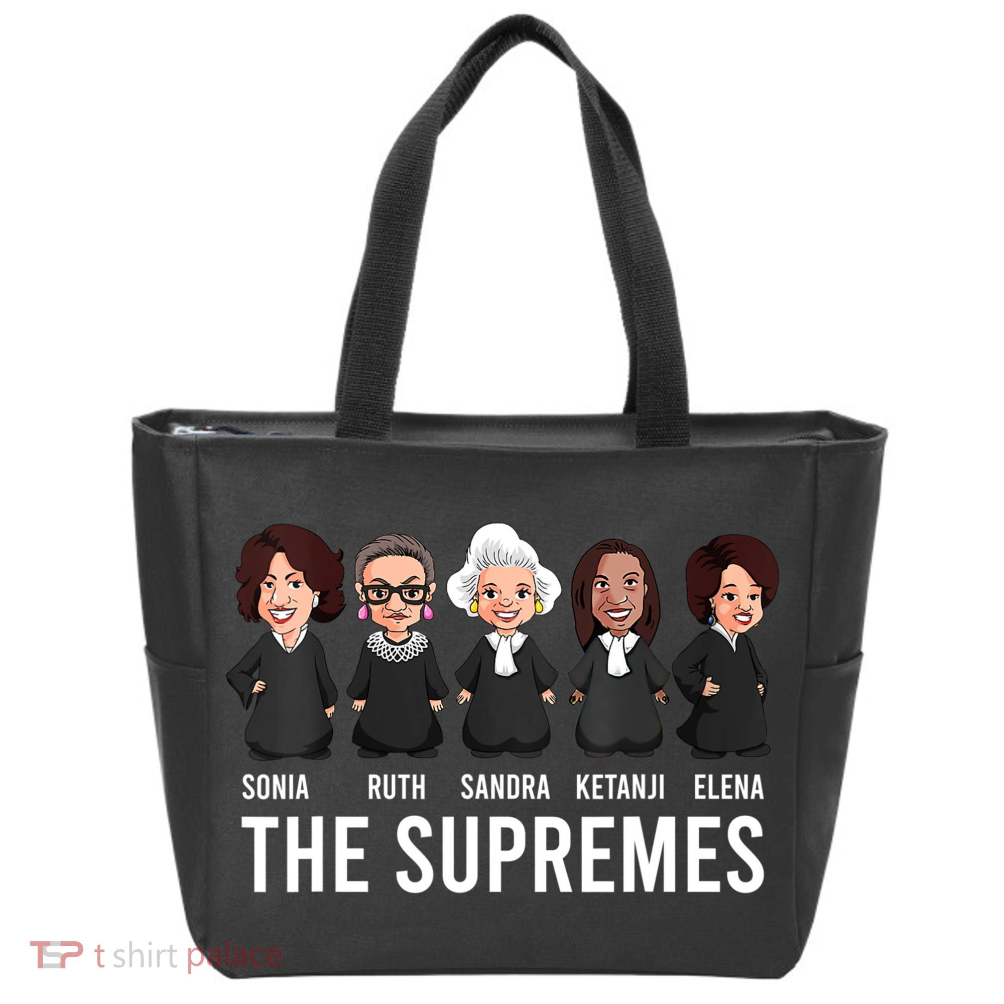 THE SUPREMES Ketanji Brown Jackson RBG Sotomayor Cute Tote Bag