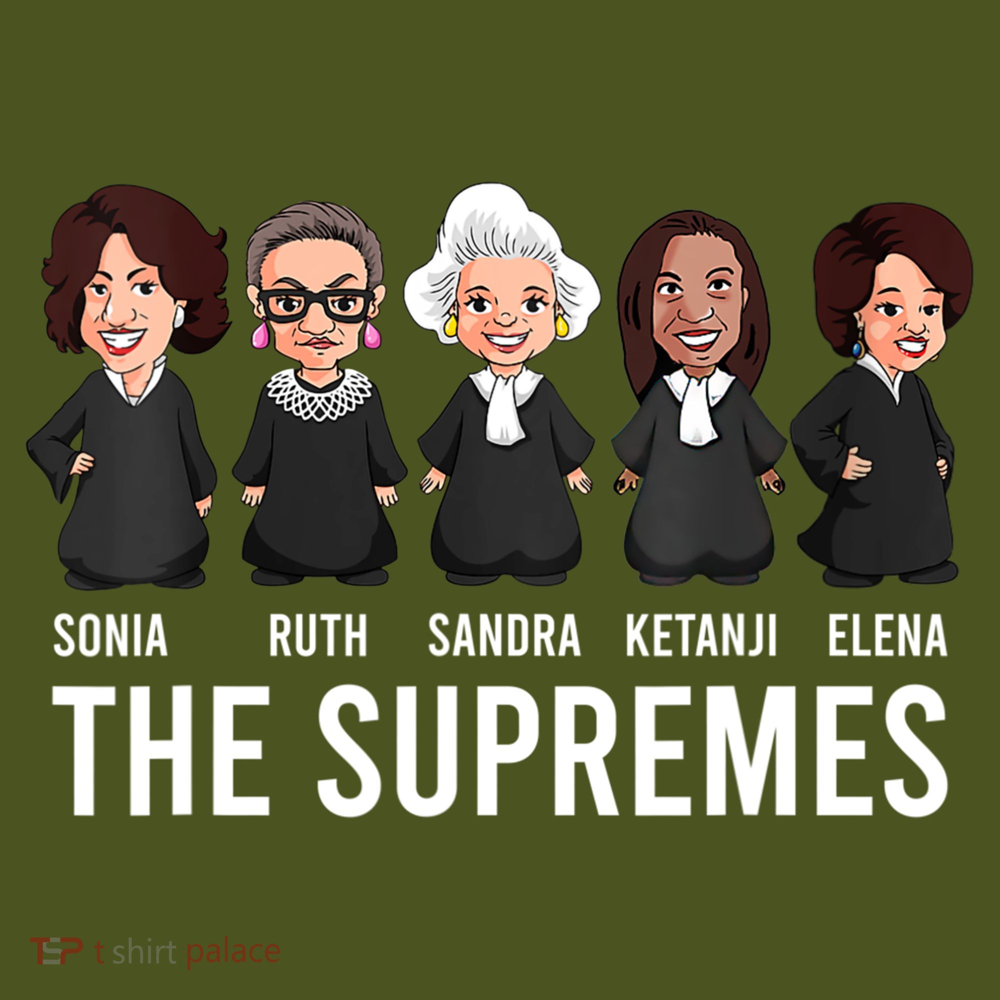THE SUPREMES Ketanji Brown Jackson RBG Sotomayor Cute T-Shirt