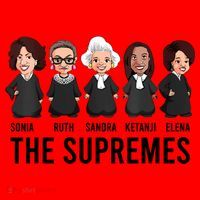 THE SUPREMES Ketanji Brown Jackson RBG Sotomayor Cute Santa Hat thumb 1