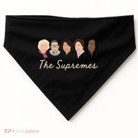 THE SUPREMES Ketanji Brown Jackson RBG Sotomayor Cute USA-Made Doggie Bandana thumb 0