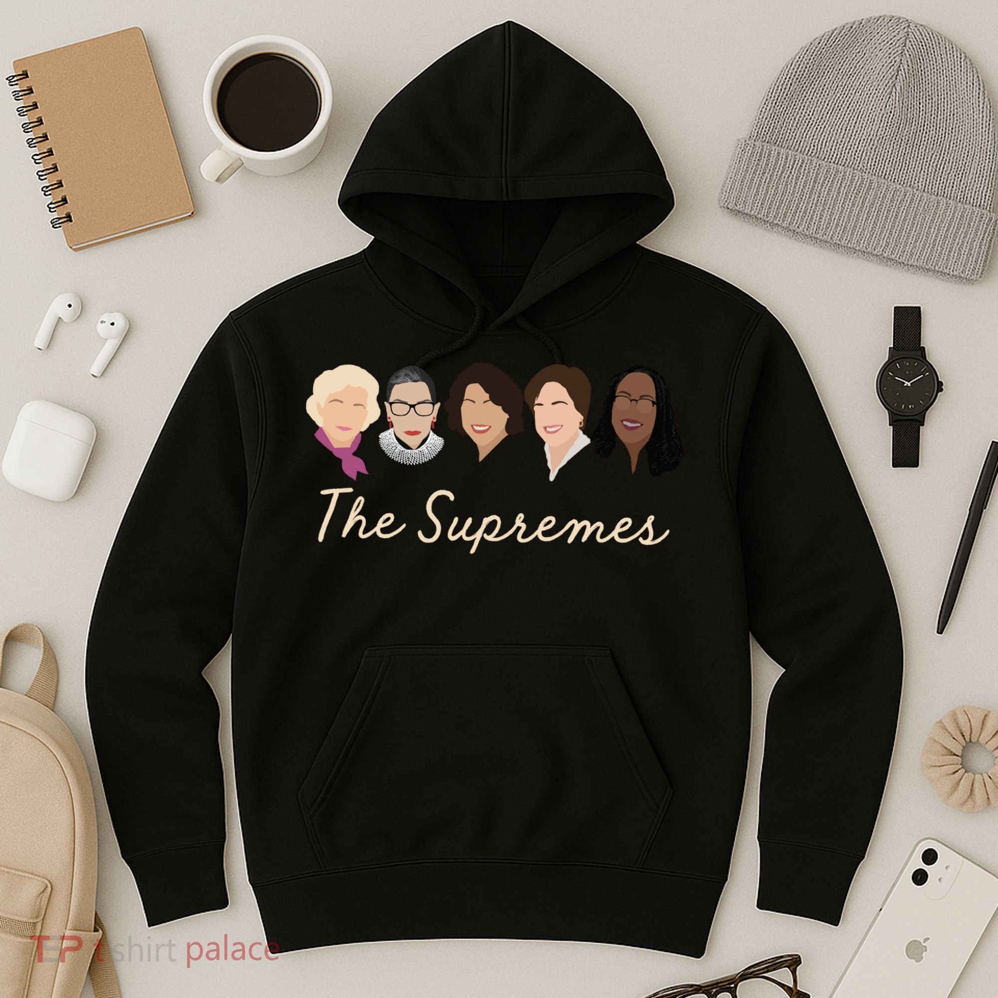 THE SUPREMES Ketanji Brown Jackson RBG Sotomayor Cute Hoodie
