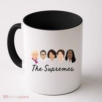 THE SUPREMES Ketanji Brown Jackson RBG Sotomayor Cute Coffee Mug thumb 0