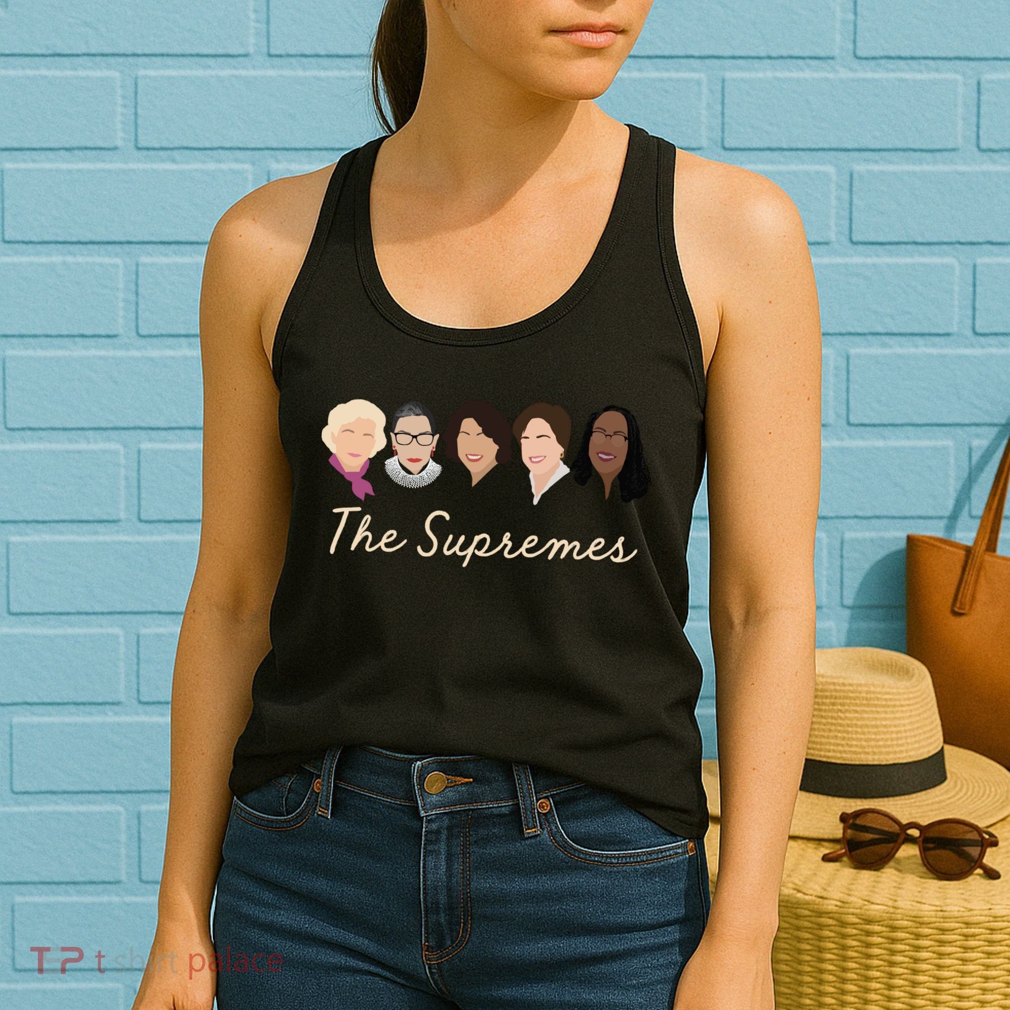 THE SUPREMES Ketanji Brown Jackson RBG Sotomayor Cute Women's Tank Top