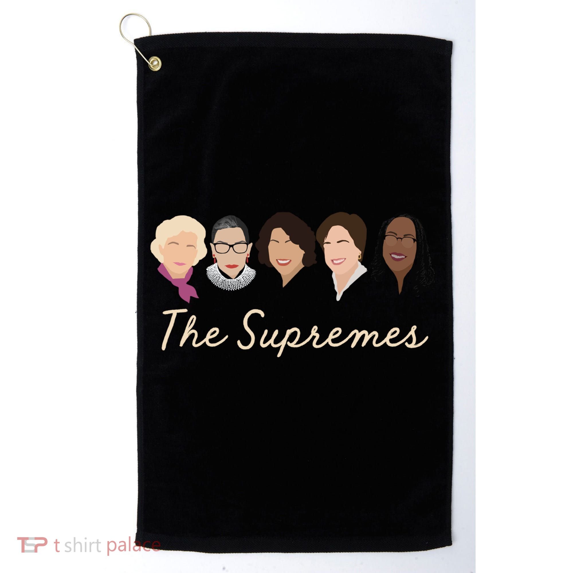 THE SUPREMES Ketanji Brown Jackson RBG Sotomayor Cute Golf Towel