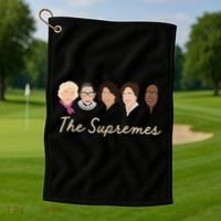 THE SUPREMES Ketanji Brown Jackson RBG Sotomayor Cute Golf Towel thumb 1