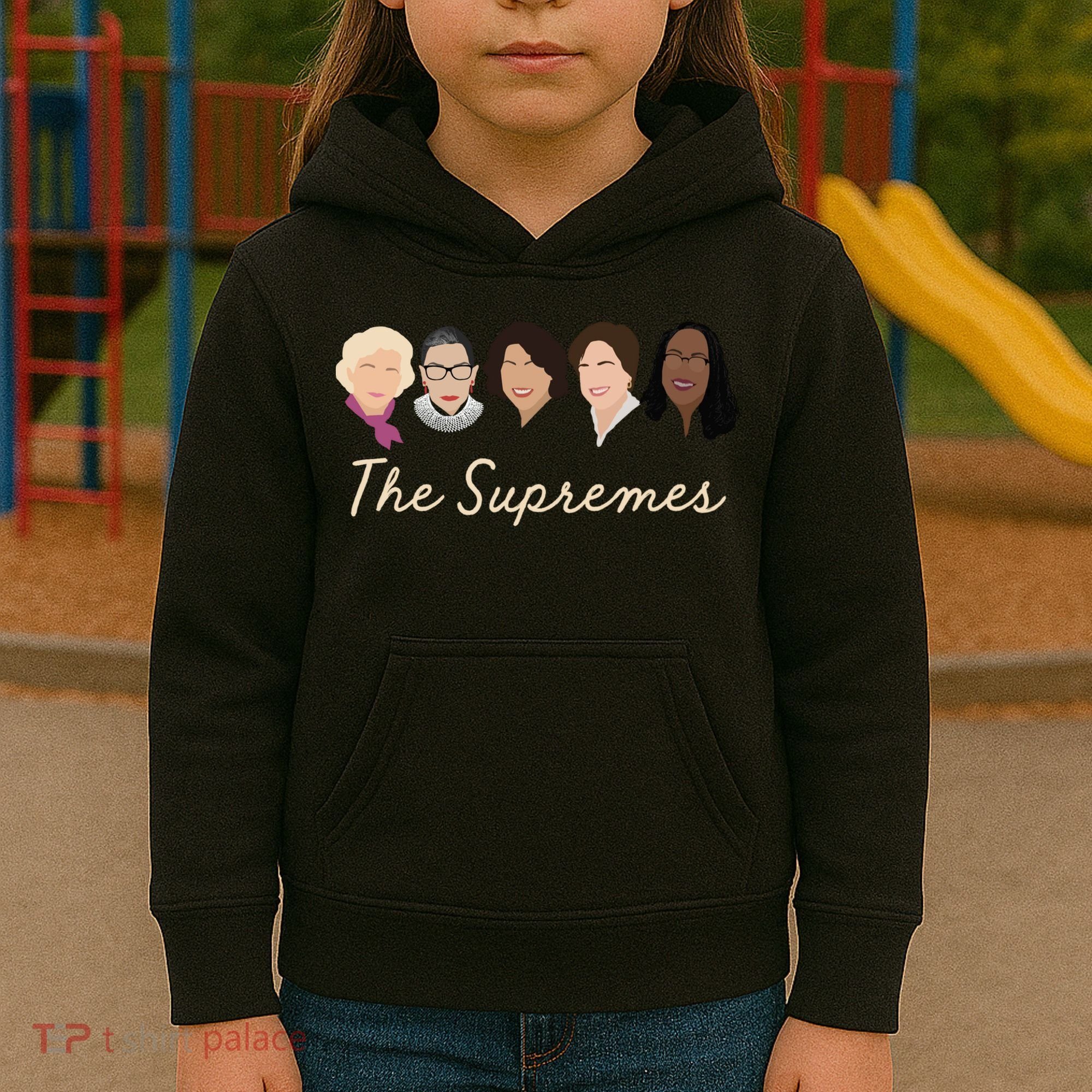 THE SUPREMES Ketanji Brown Jackson RBG Sotomayor Cute Kids Hoodie