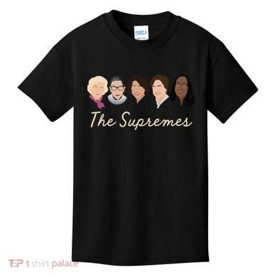 THE SUPREMES Ketanji Brown Jackson RBG Sotomayor Cute Kids T-Shirt