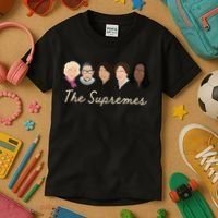 THE SUPREMES Ketanji Brown Jackson RBG Sotomayor Cute Kids T-Shirt thumb 3